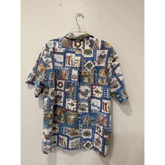 Reyn Spooner Mele Kalikimaka Christmas Hawaiian Shirt Men XL Button  front 2002 - Picture 3 of 5